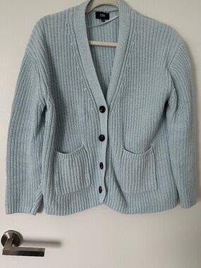 LINE Cotton Cardigan